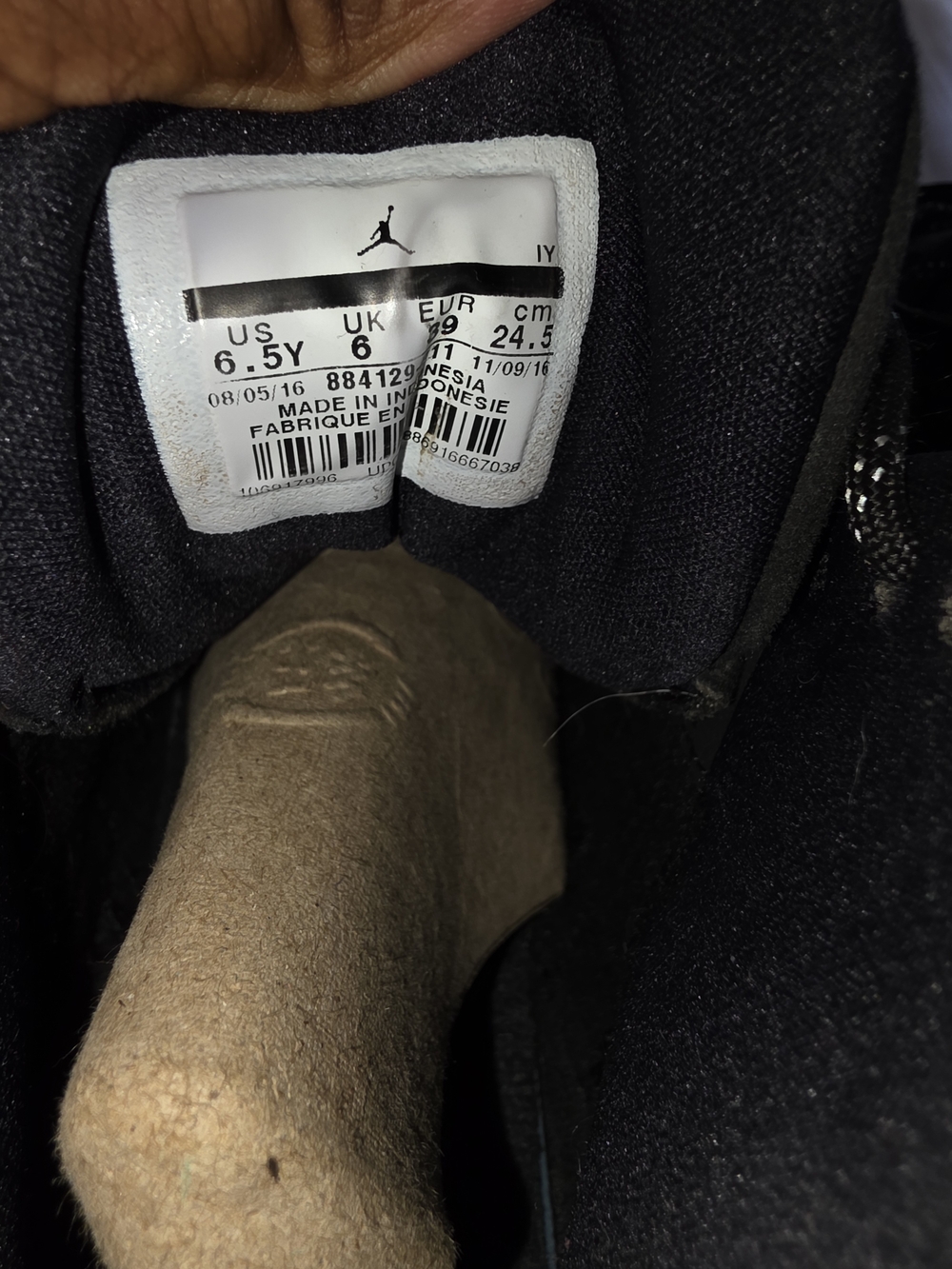 Size 6.5 - Air Jordan 13 Retro Black Cat - Picture 6 of 7